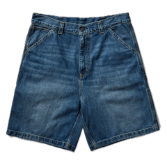 Carhartt WIP OG Single Knee Short - Blue Dark Used Wash