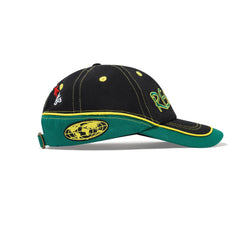Butter Goods Dub 6 Panel Cap - Black/Green