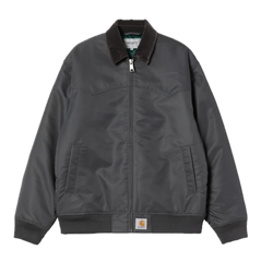Carhartt WIP Santa Fe Alumni Jacket - Graphite/Dark Fir