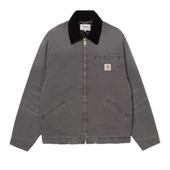 Carhartt WIP OG Detroit Jacket - Graphite/Black Stone Canvas