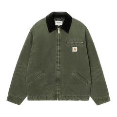 Carhartt WIP OG Detroit Jacket - Olive/Black Stone Canvas
