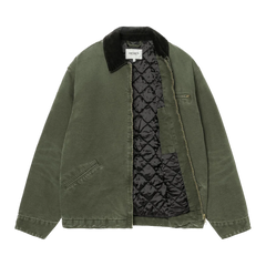 Carhartt WIP OG Detroit Jacket - Olive/Black Stone Canvas