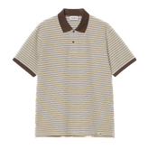 Carhartt WIP Dion Stripe Polo - Wax