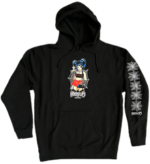 Hook-Ups Raven Hoodie - Black