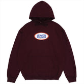 Quartersnacks Oval Hoodie - Maroon