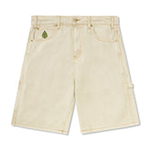Butter Goods Weathergear Heavy Weight Denim Shorts - Washed Khaki