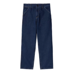 Carhartt WIP Single Knee Denim Pant - Blue Stone Washed