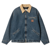 Carhartt WIP OG Detroit Jacket - Blue/Dusty Hamilton Brown (Worn Used Wash)
