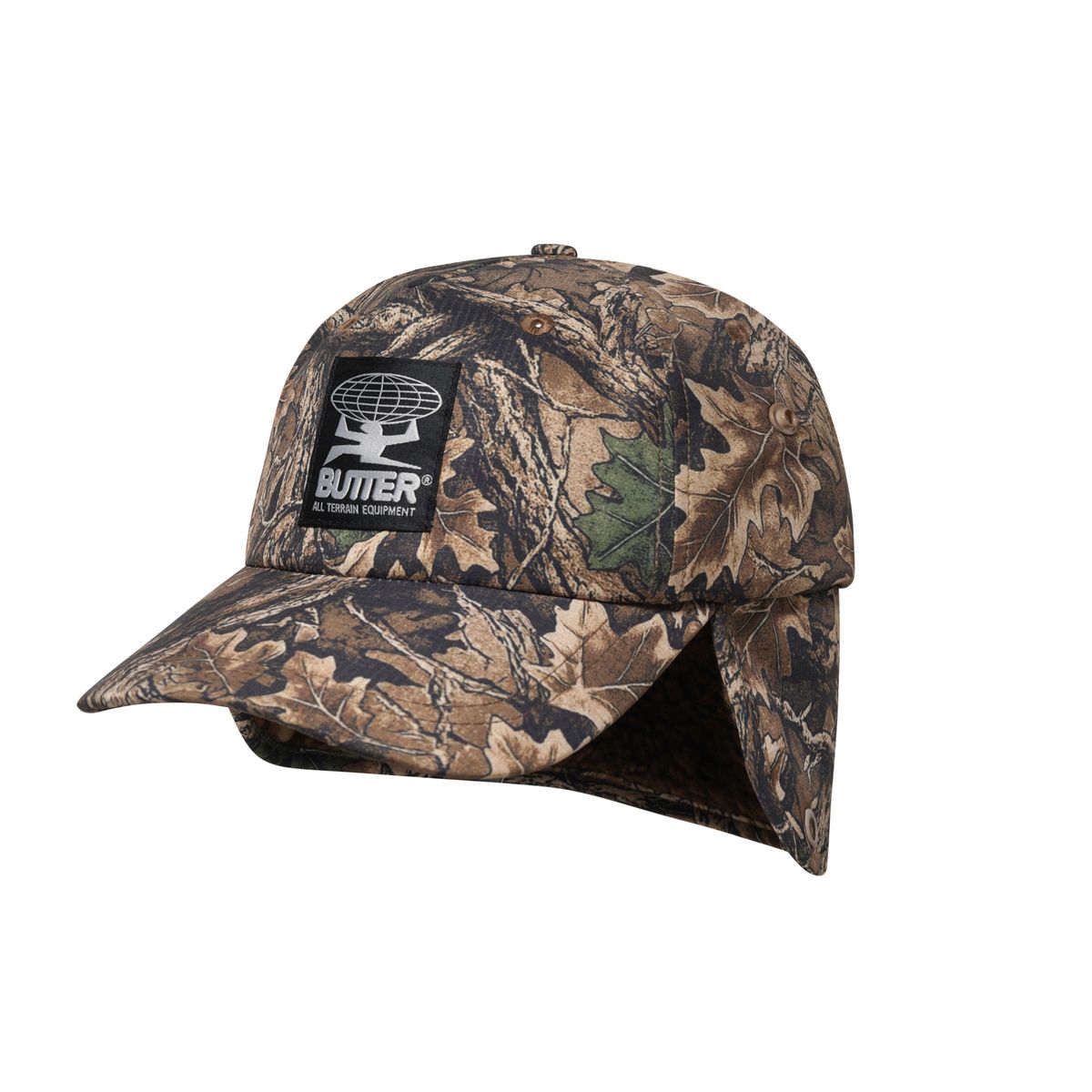 Butter Goods All Terrain 5 Panel Cap - Forest Camo
