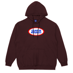 Quartersnacks Oval Hoodie - Maroon
