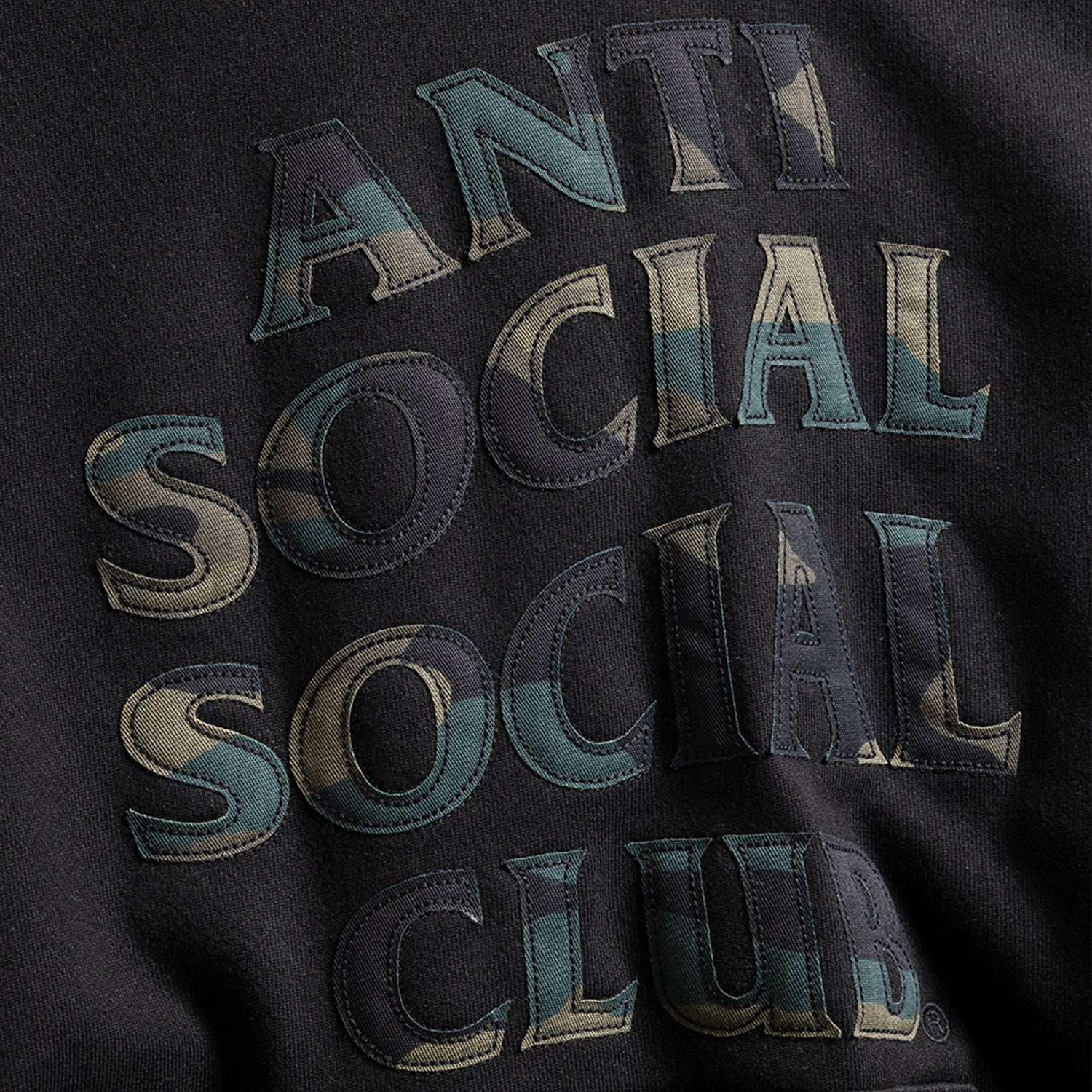 Camo Applique Hoodie