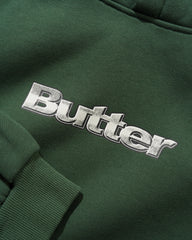 Butter Goods Alloy Logo Hoodie - Bottle Green