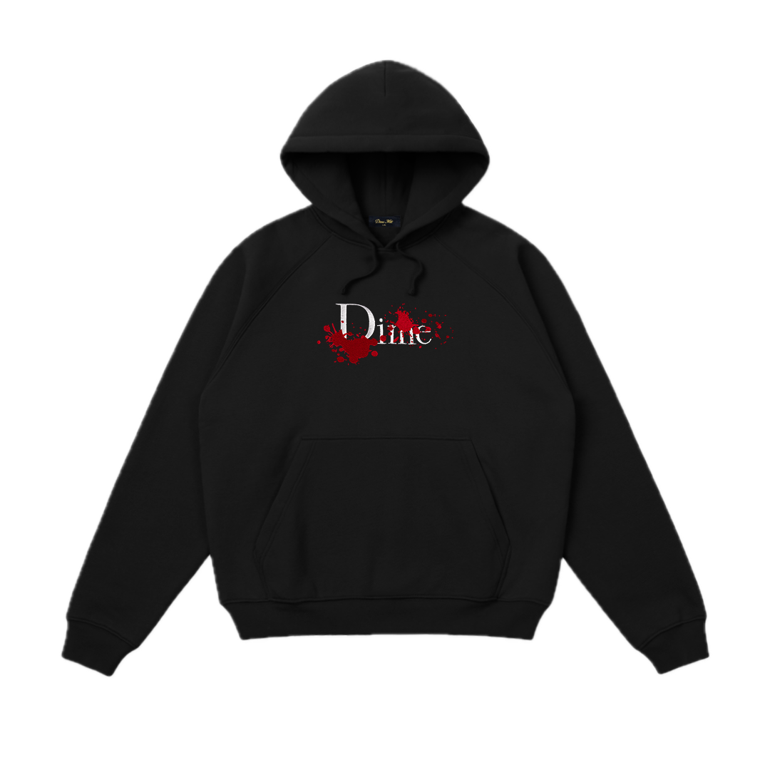 Dime Classic Bloody Hoodie - Black