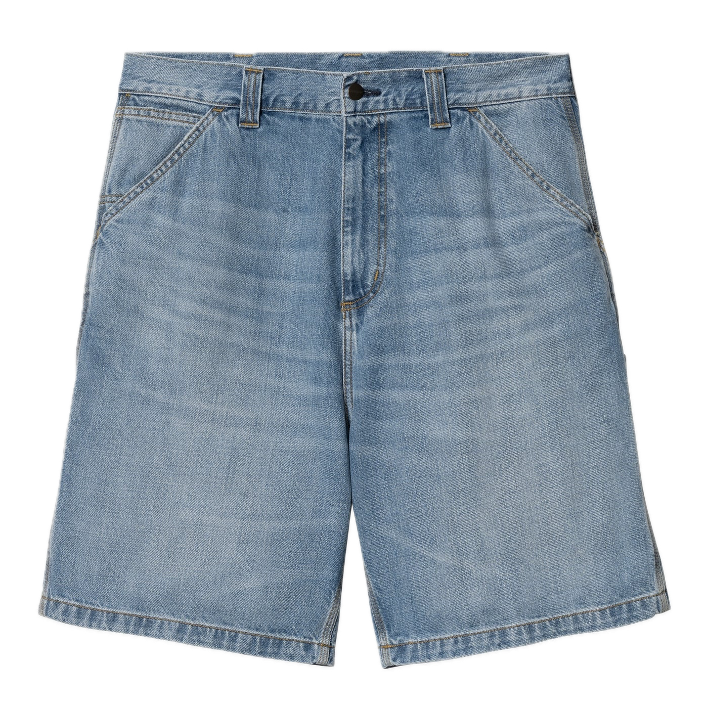 Carhartt WIP Single Knee Short - Blue Burst Washed