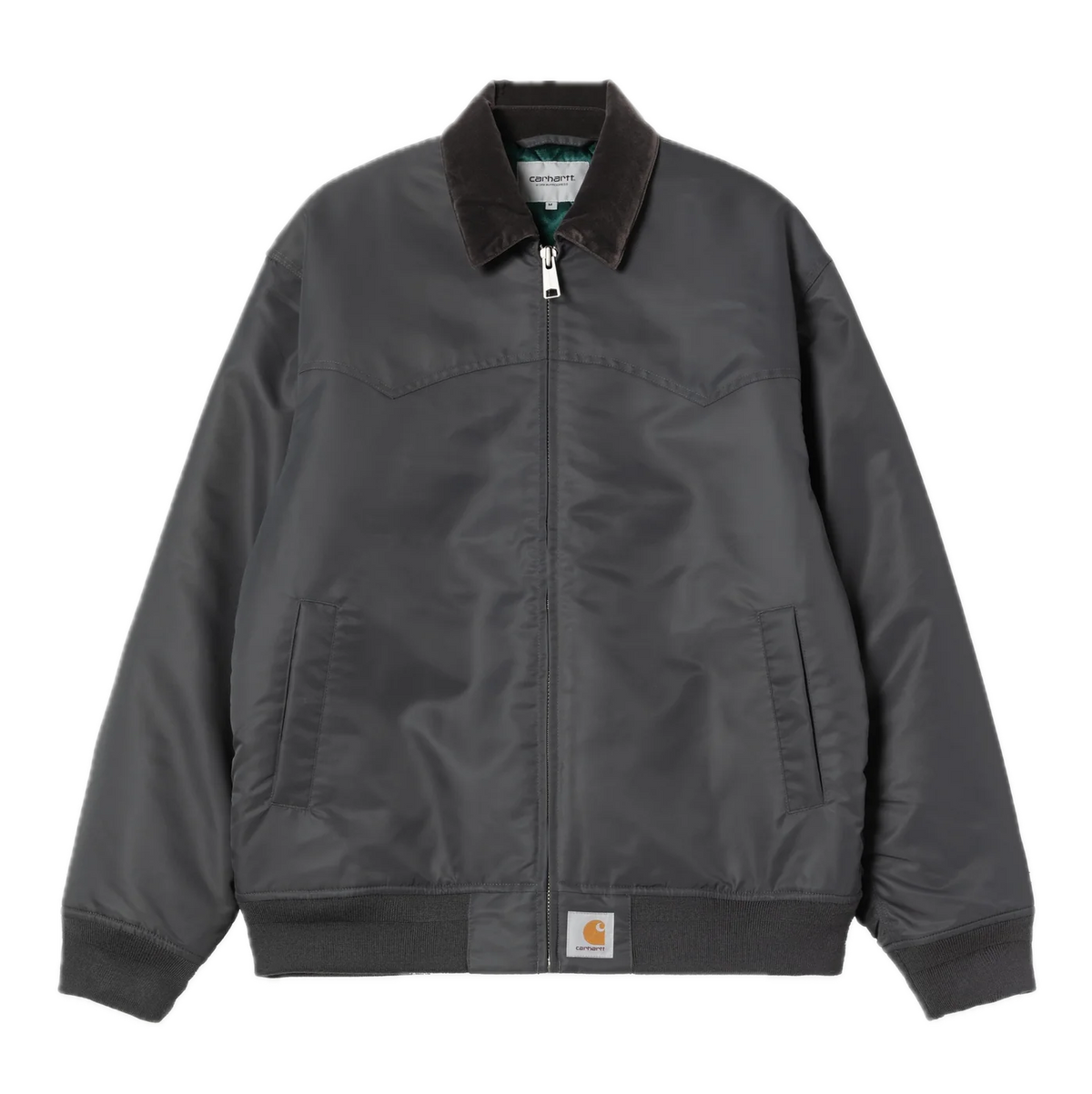 Carhartt WIP Santa Fe Alumni Jacket - Graphite/Dark Fir