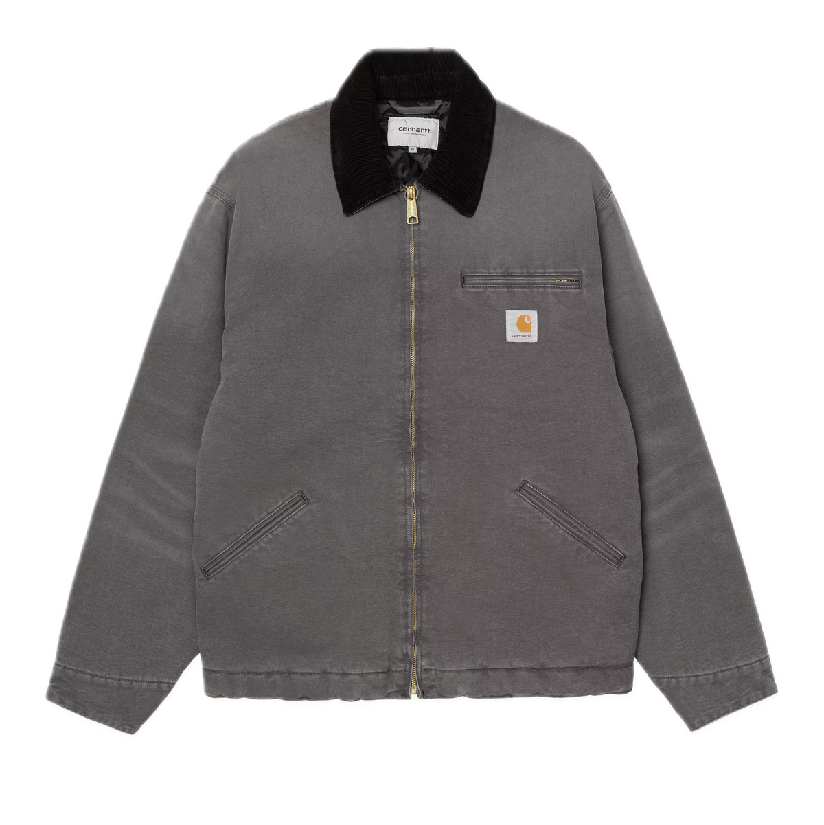 Carhartt WIP OG Detroit Jacket - Graphite/Black Stone Canvas