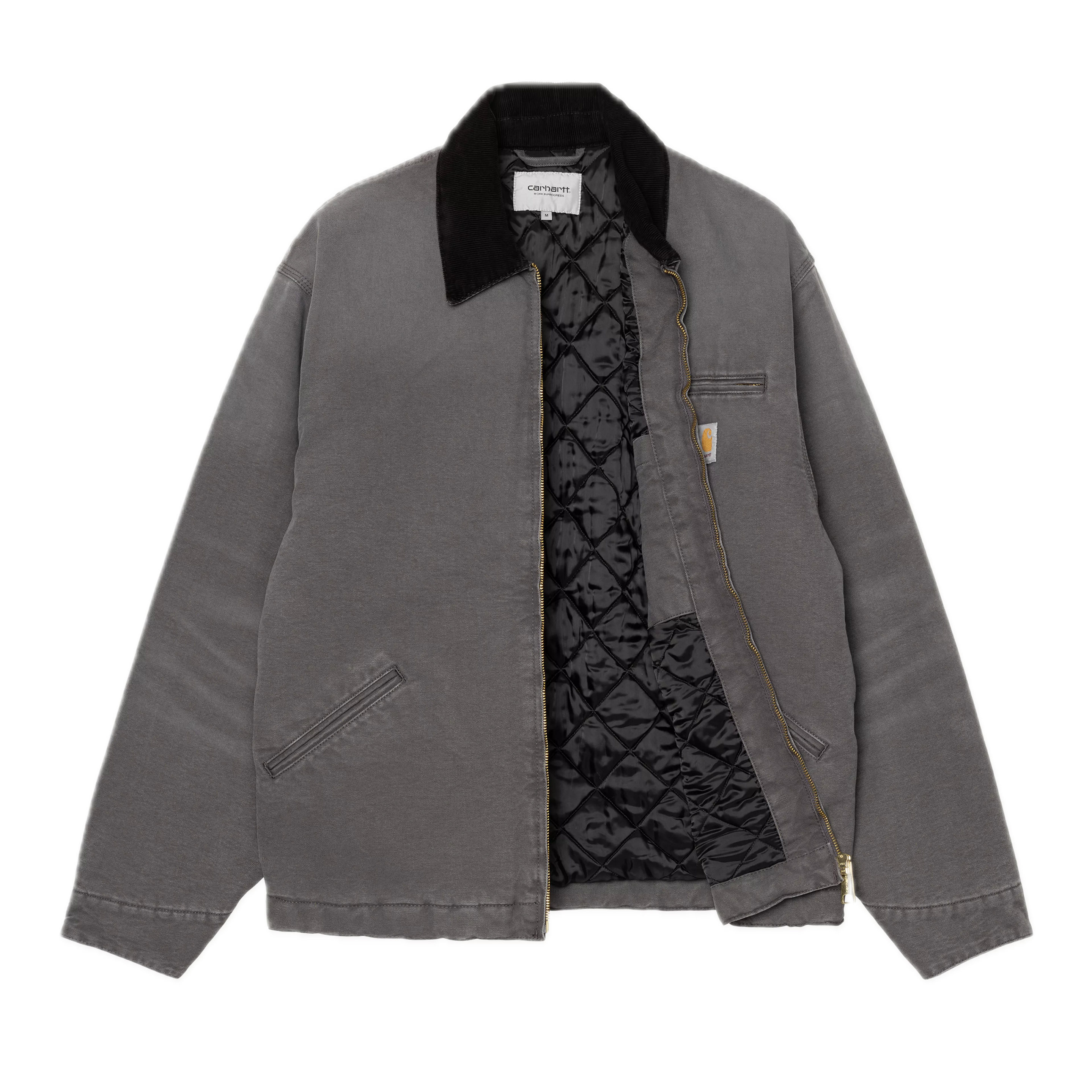 Carhartt WIP OG Detroit Jacket - Graphite/Black Stone Canvas
