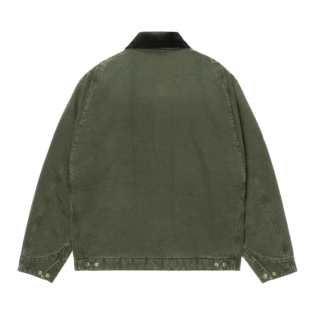 Carhartt WIP OG Detroit Jacket - Olive/Black Stone Canvas