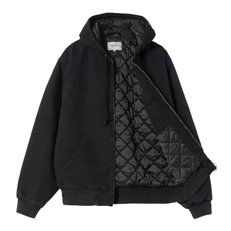 Carhartt WIP OG Active Jacket - Black Stone Canvas