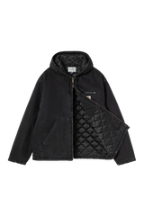 Carhartt WIP Cleveland Jacket - Black Stone Wash