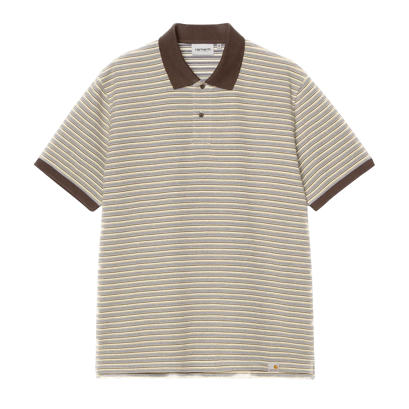 Carhartt WIP Dion Stripe Polo - Wax