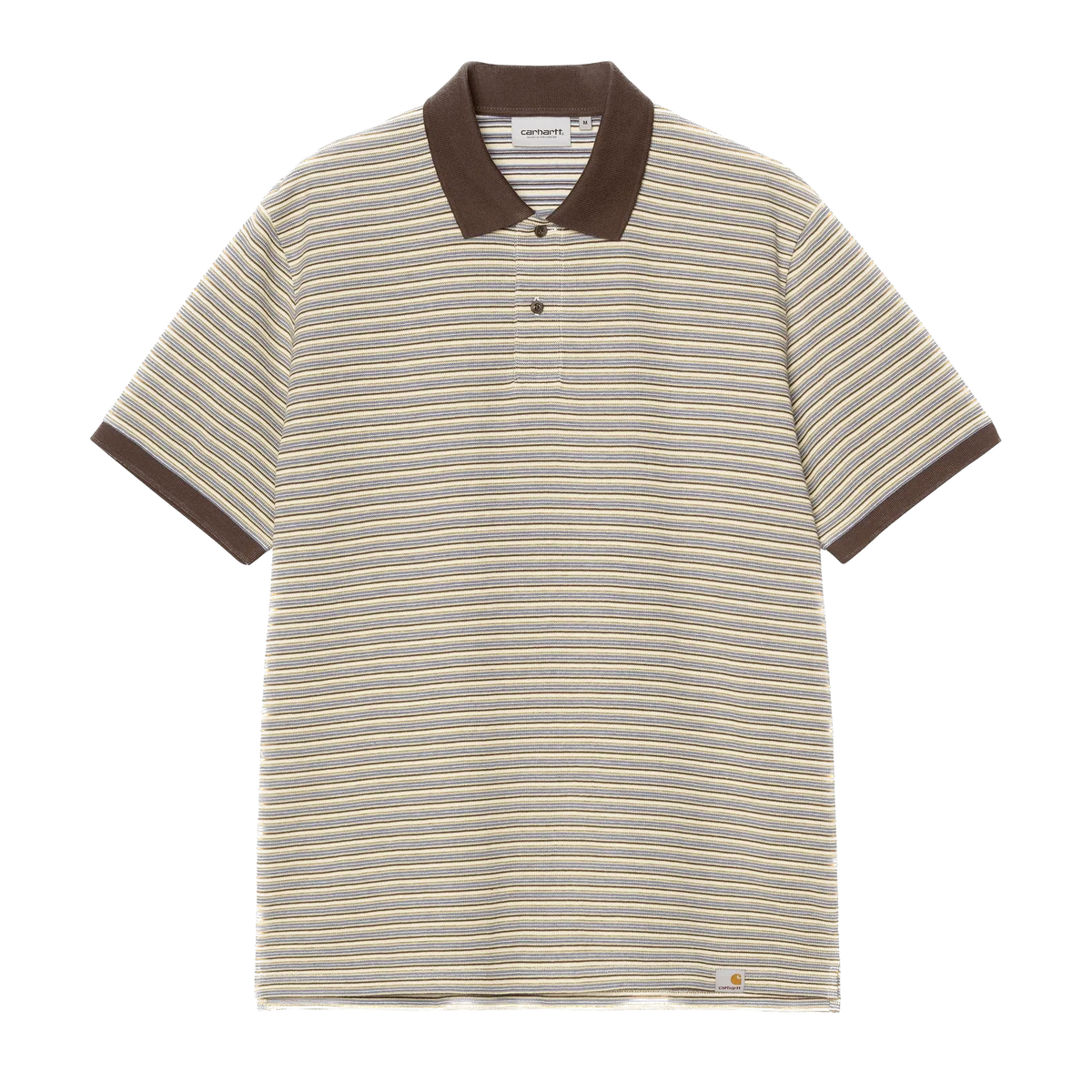 Carhartt WIP Dion Stripe Polo - Wax