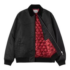 Carhartt WIP Santa Fe Alumni Jacket - Black/Scarlet