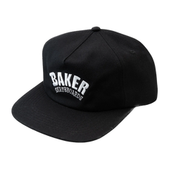 Baker Arch Logo Snapback - Black