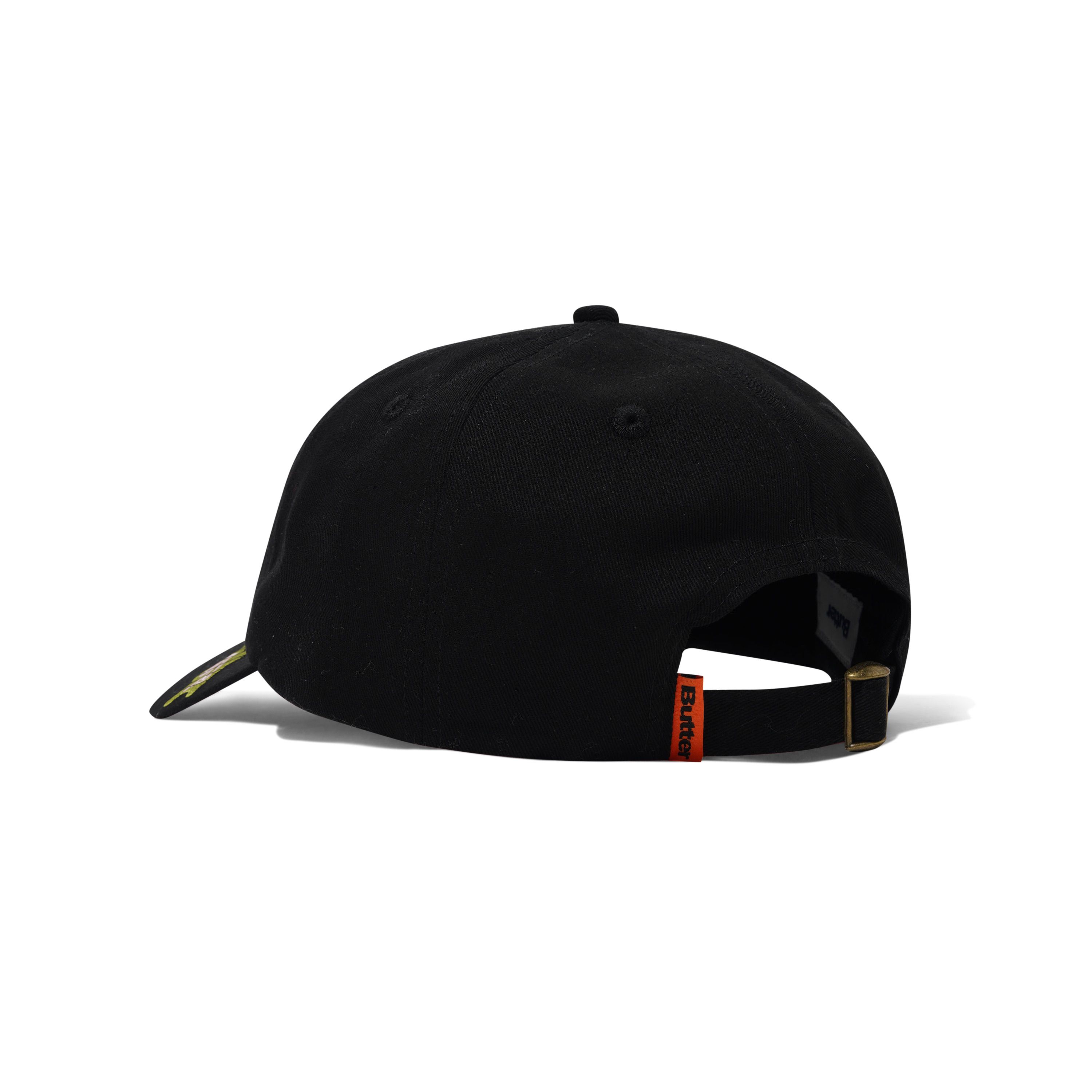 Butter Goods Stars 6 Panel Cap - Black