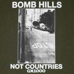 GX1000 Bomb Hills Not Countries Hoodie - Green/White