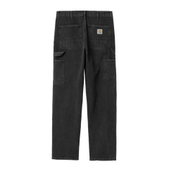 Carhartt WIP Double Knee Pant - Black Stone Washed Smith Denim