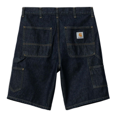 Carhartt WIP Single Knee Short - Blue Rinsed