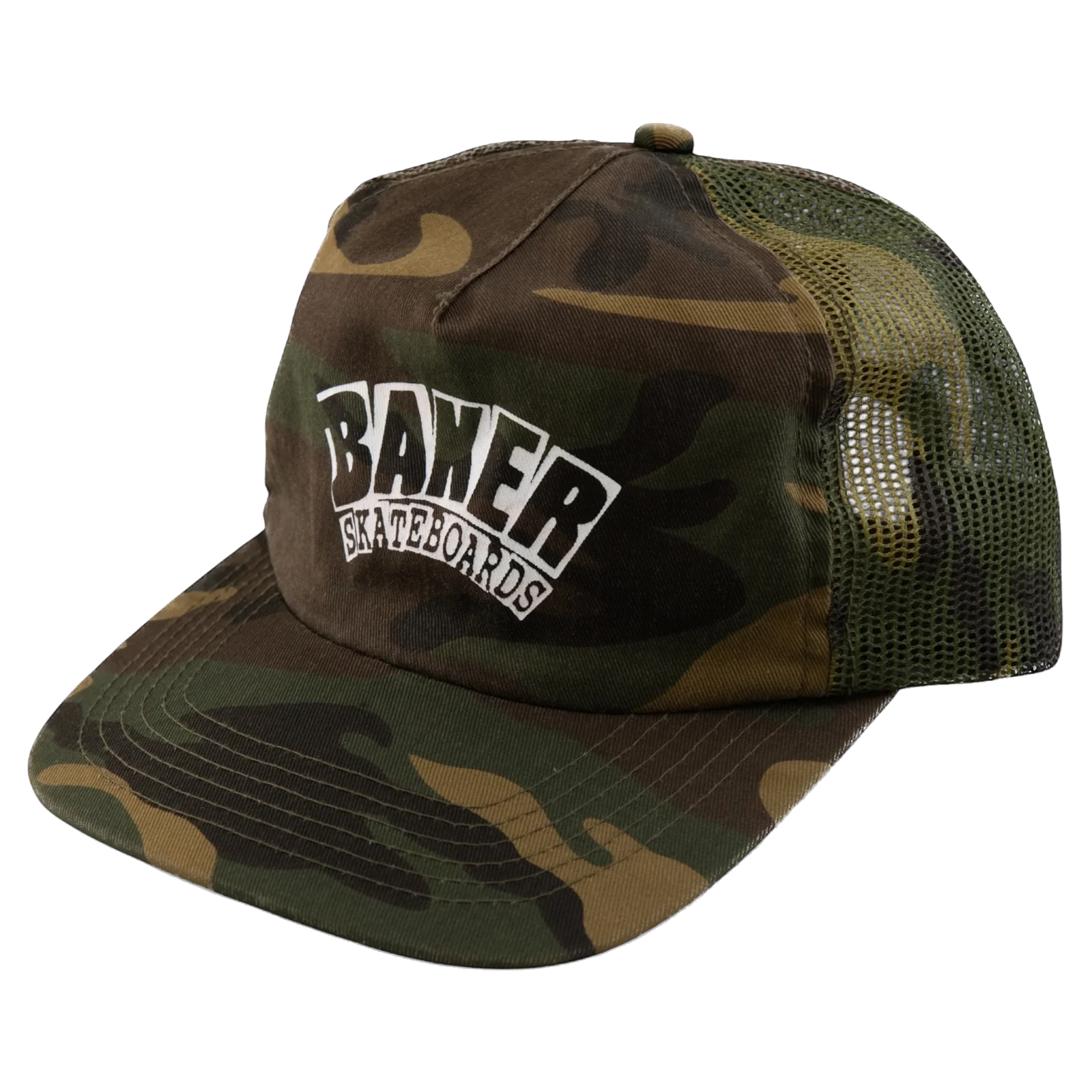 Baker Arch Logo Trucker Hat - Camo
